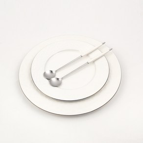 보겐 몽블랑 큐티 커트러리 롱스푼, 화이트, 2개