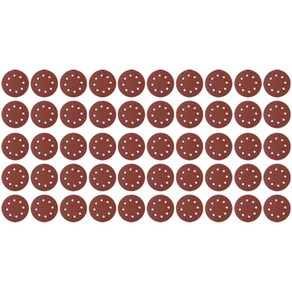지오비즈 80방 원형 사포 125mm x 125mm, 1세트