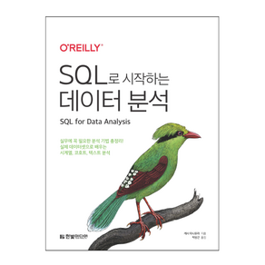 SQL로 시작하는 데이터 분석:실무에 꼭 필요한 분석 기법 총정리!