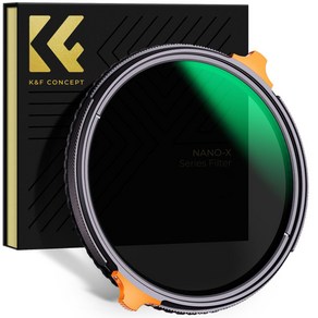 케이앤에프컨셉 NANO-X CPL + Fade ND4-ND64 가변필터 8K AGC Glass 46mm