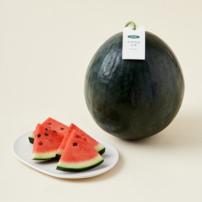 프리미엄 흑수박, 6kg 이상, 1개