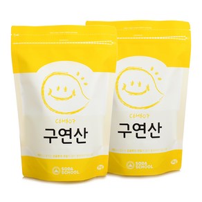 소다스쿨 구연산, 1kg, 2개