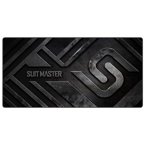 앱코 SUITMASTER 풀커버 게이밍 마우스 장패드 GSM-400B, 블랙, 1개