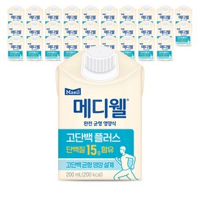 메디웰 고단백 플러스 영양식, 200ml, 30개