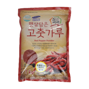 일년래래 햇살담은 중국산 매운맛 한식용 고춧가루, 1kg, 1개