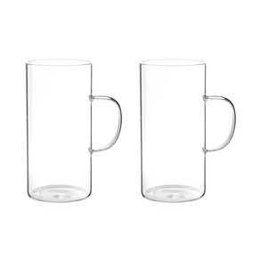 삼호유리 내열유리 카페 손잡이 유리 머그컵 680ml mug cup-6, 2개