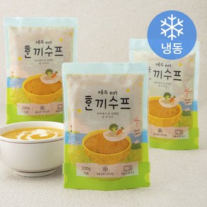 제주eat 한끼수프 당근 (냉동), 200g, 3개