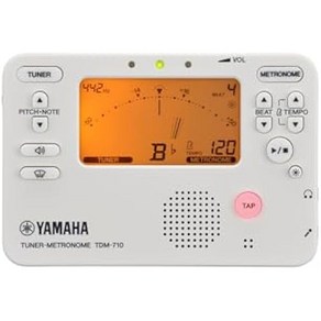 YAMAHA 야마하 튜너 메트로놈 아이보리 TDM-710IV 튜너와 메트로놈을 동시에 사용할 수 있다 일상 연습에 최적의 사운드백 기능, 1개