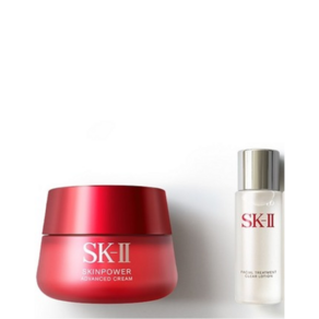 [백화점정품특가] sk2스킨파워 탄력크림80ml+ sk2 클리어로션30ml /sk2 쇼핑백동봉, 1세트