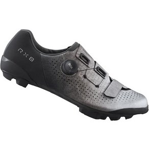 SHIMANO (SHIMANO) RX8 실버 42.0 (26.5cm) (SH-RX801) 그래블 어드벤처 SPD 슈즈, 1개