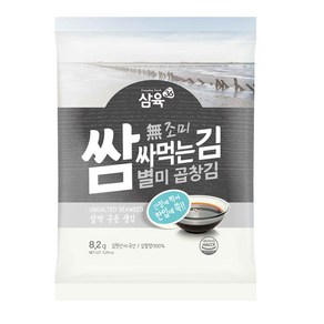 삼육수산 삼육김 쌈싸먹는 김 별미 곱창김 (7.2g(4절10매)*20봉), 20개, 상세 설명 참조