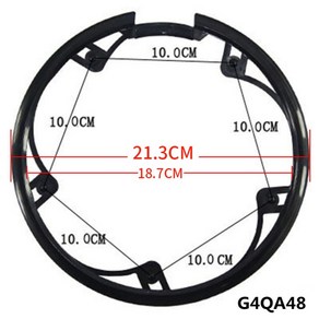 42T 44T 46T 48T 52T MTB 자전거 범용 크랭크 커버 캡 체인링 세트 체인 휠 가드, [13] G4QA48, 1개