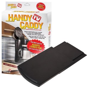 [Handy Caddy 정품] 슬라이딩 트레이. 커피메이커 에어프라이어 토스터기 선반 주방용품, 1개, Black