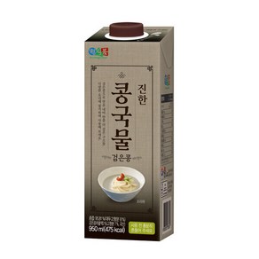 정식품 진한 콩국물 검은콩, 950ml, 12개