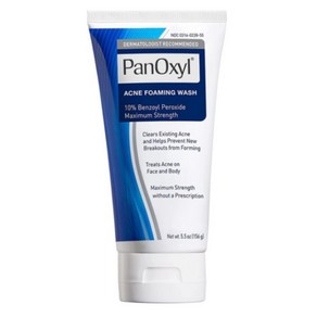 Panoxyl 10 % 여드름 포밍 워시 5.5 온스 3 카운트, 156g, 1개