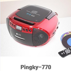 롯데알미늄 블루투스 MP3-CD 플레이어 카세트, Pingky-770, 혼합색상