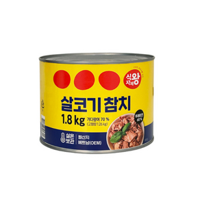 푸디스트 식자재왕 살코기참치캔, 1개, 1.8kg