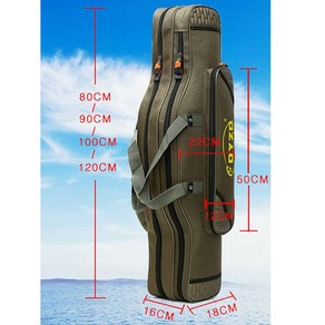 [해외 직송]뉴타임즈11 낚시가방 낚싯대가방 바다낚시가방 XT15 A22, 01 80cm 2층