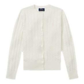 [봄맞이세일/캐나다 발송] 폴로 랄프로렌 걸즈 꽈배기 니트 가디건 Polo Ralph Lauren Girls Cable Knit Cardigan