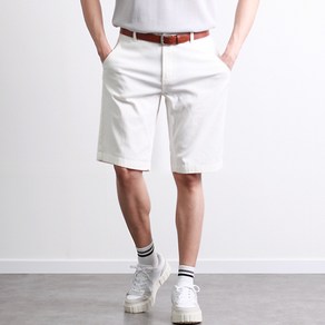 [투뎃] 남성용 베이직 치노 면스판 5부 반바지