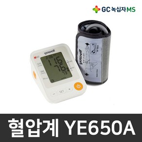 녹십자 자동전자 피트커프 혈압측정기 650A 간편커프 혈압계, 상세설명 참조, 1개