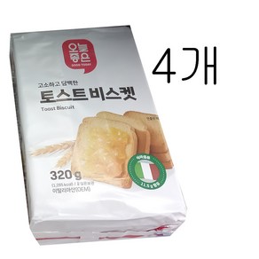 오늘좋은 토스트 비스켓, 4개, 320g