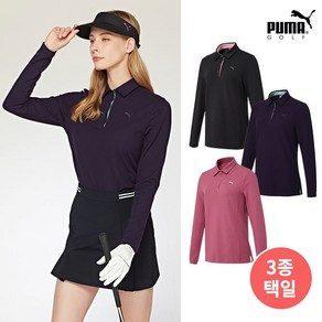 [푸마골프] [PUMAGOLF] NEW 소프트 웜셀 카라티셔츠 여성 3종 택1