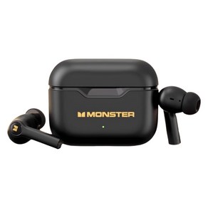 MONSTER 무선 블루투스 커널형 노이즈캔슬링 게이밍 이어폰, 클래식 블랙, XKT03