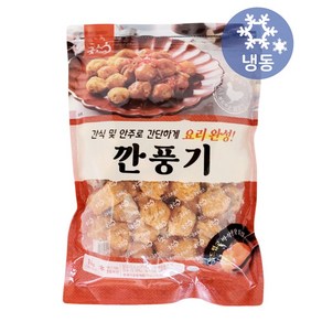 굿프랜즈 깐풍기 냉동 닭고기 닭 튀김 대용량 식자재 급식 간식 반찬 안주 HACCP 제품, 1kg, 3개