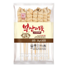 사조 대림선 사각 꼬치 어묵, 600g, 3개