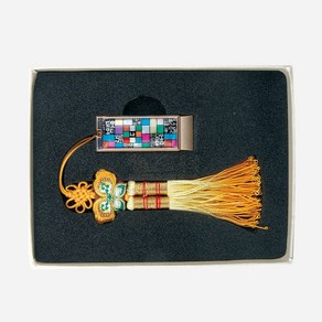 USB 자개 매듭 16G-훈민정음 조각보 한글 한국기념품, 선물포장없음-인쇄없음, 1개