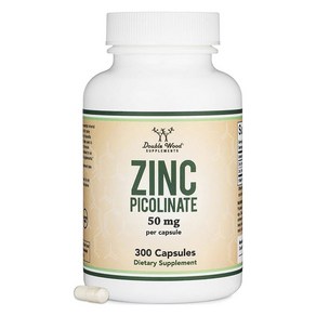 더블우드 Zinc Picolinate 50mg 캡슐, 300정, 1개