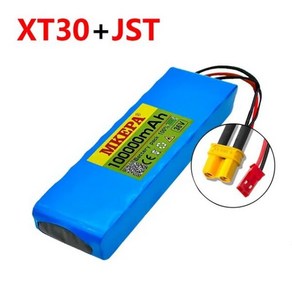 전기 스쿠터 리튬 배터리 10S2P 36V 100000MAh, XT30-JST, 2.XT30-JST