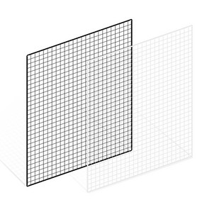 위드금창 메쉬망 1200x1500mm 다용도 인테리어 벽선반 휀스망 철망