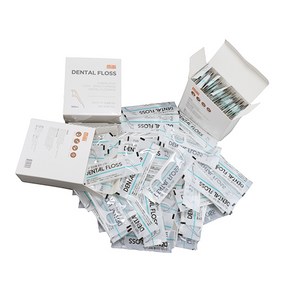 milli 일회용 치실 휴대용 개별포장 100개입 3개, 7.5cm