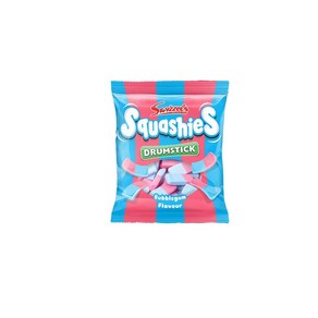 [영국발송] 5봉지 스위즐스 드럼스틱 스쿼시 버블검 맛 Swizzels Bubblegum, 5개, 120g