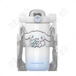 크로스 보더 Sanrio 산리오 500ml 휴대용 원터치 보온보냉 어린이 텀블러