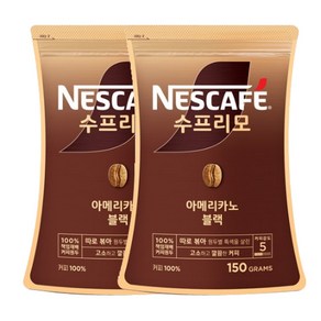 네스카페 수프리모 리필 150g, 2개, 1개입