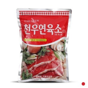 천우식품 천우연육소 1kg 식품 > 가루/조미료/향신료 조미료/향신료 기타조미료, 1개