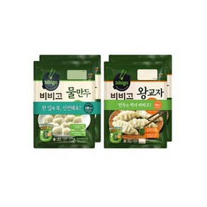 비비고 비비고물만두370gx2개+왕교자350gx2개, 1세트, 370g