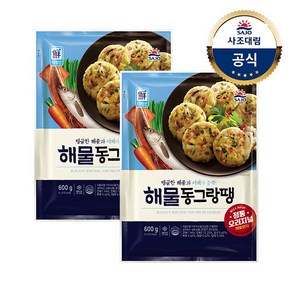 [사조대림] [대림냉동] 해물동그랑땡 600g x2개, 2개