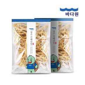 [바다원(주)] [바다원] 황태채 250g+250g 지퍼백 포장, 단일속성, 2개