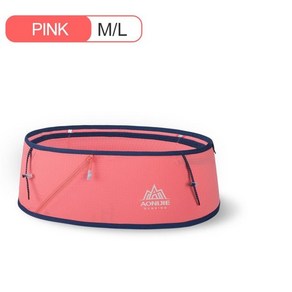 러닝 마라톤 벨트 네이키드러닝벨트 허리 백 등산 힙색, M/L Pink Bag, 1개