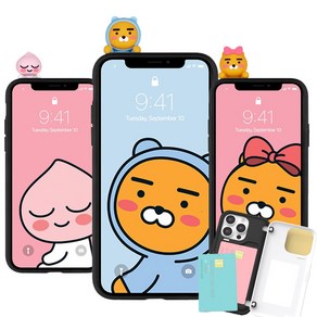 카카오 라이언 어피치 빼꼼 어부바 자석 카드 범퍼 케이스 아이폰 7 8 플러스 SE2 SE3 X XR XS MAX 11 12 13 14 미니 플러스 프로 맥스