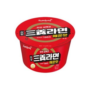 삼양라면 큰컵 매운맛 110g, 32개