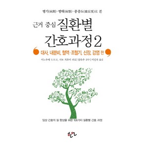 병기 병태 중증도로 본근거 중심 질환별 간호과정 2: 대사 내분비 혈액 조혈기 신장 감염 편, 한언, 이노우에 도모코,사토 치후미 편/엄옥주 감수/이민자 역