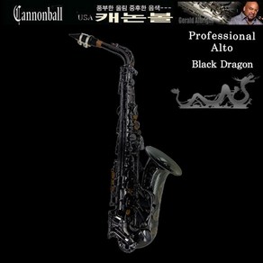 Cannonball saxophone 캐논볼 알토색소폰 블랙드래곤, 1개