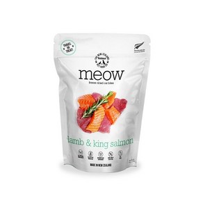 먀오 램(양고기)&킹새몬(왕연어) 동결건조 전연령 고양이 사료 50g, 1개, 양