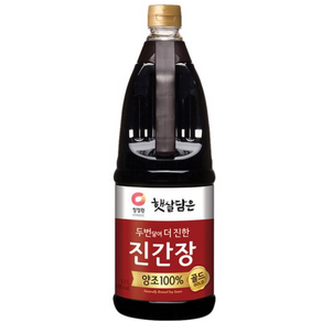 청정원 두번달여 더 진한 진간장골드, 1.7L, 1개