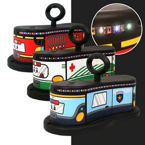 [한정수량할인] 보스아이 프렌즈 붕붕카 (경찰차 소방차 구급차) 무소음 실내 승용완구, (한정수량특가)소방차, 1개